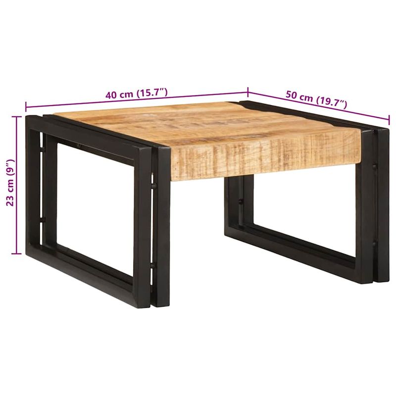 Casa si Gradina - Mobilier - Mobilier baie - Etajere baie - Raft pentru baie 40 x 50 x 23 cm Lemn solid de mango, fier - Infinity.ro