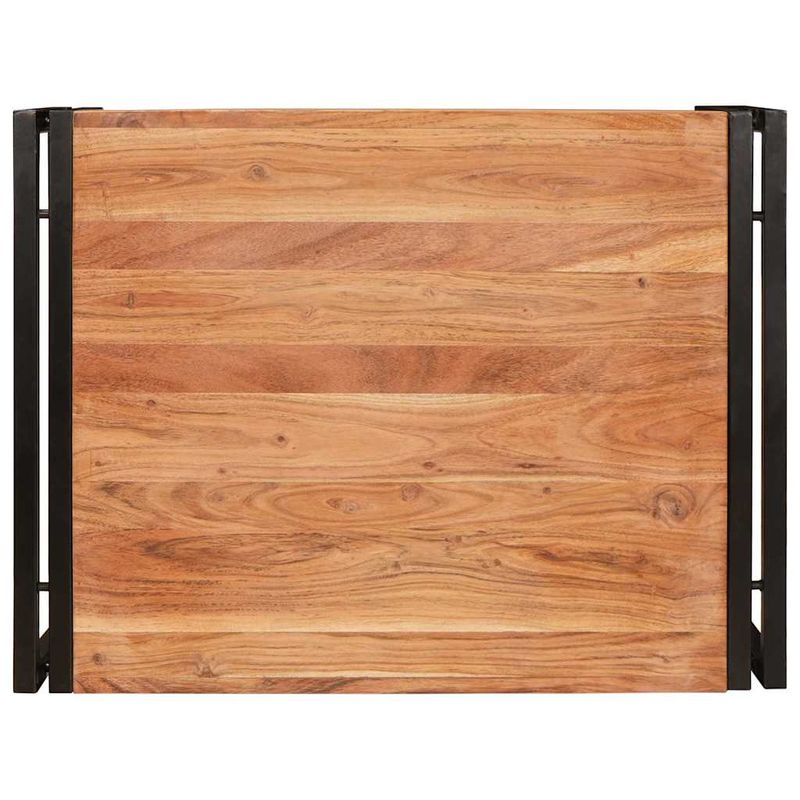 Casa si Gradina - Mobilier - Mobilier baie - Etajere baie - Raft pentru baie 65 x 50 x 23 cm Lemn solid de mango, fier - Infinity.ro