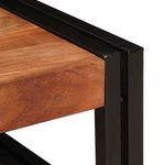 Casa si Gradina - Mobilier - Mobilier baie - Etajere baie - Raft pentru baie 65 x 50 x 23 cm Lemn solid de mango, fier - Infinity.ro