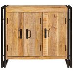 Casa si Gradina - Mobilier - Comode si corpuri - Comode - Bufet cu raft Altele cu depozitare cu usa Maro 80 x 33 x 70 cm Lemn masiv de mango - Infinity.ro