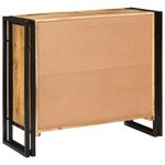 Casa si Gradina - Mobilier - Comode si corpuri - Comode - Bufet cu raft Altele cu depozitare cu usa Maro 80 x 33 x 70 cm Lemn masiv de mango - Infinity.ro