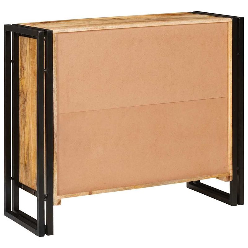 Casa si Gradina - Mobilier - Comode si corpuri - Comode - Bufet cu raft Altele cu depozitare cu usa Maro 80 x 33 x 70 cm Lemn masiv de mango - Infinity.ro