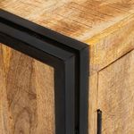 Casa si Gradina - Mobilier - Comode si corpuri - Comode - Bufet cu raft Altele cu depozitare cu usa Maro 80 x 33 x 70 cm Lemn masiv de mango - Infinity.ro