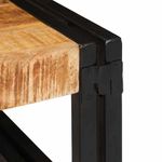 Casa si Gradina - Mobilier - Mobilier baie - Etajere baie - Raft pentru baie 65 x 50 x 23 cm Lemn solid de mango, fier - Infinity.ro