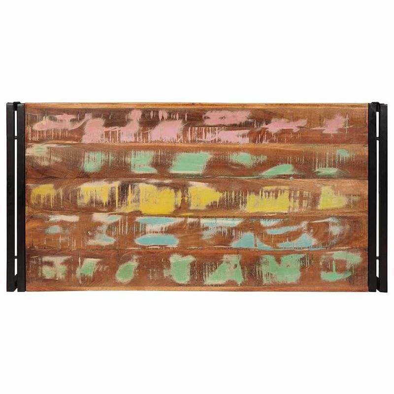 Casa si Gradina - Mobilier - Mobilier baie - Etajere baie - Raft pentru baie 100 x 50 x 23 cm Lemn solid de mango, fier - Infinity.ro