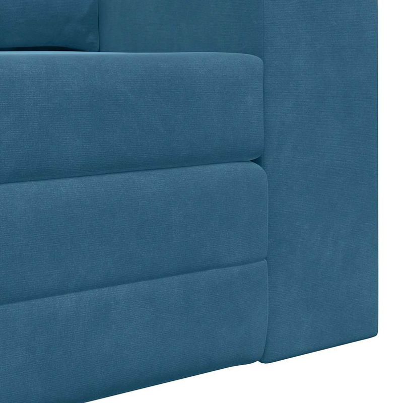 Casa si Gradina - Mobilier - Canapele si coltare - Canapele - Canapea Pat 2 in 1 Albastra 148x71x83 cm Catifea - Infinity.ro