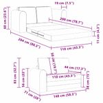 Casa si Gradina - Mobilier - Canapele si coltare - Canapele - Canapea Pat 2 in 1 Albastra 148x71x83 cm Catifea - Infinity.ro