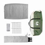 Sport si Outdoor - Camping - Corturi camping - Cort cu acoperis Altele Verde si Negru 510 x 240 x 156 cm Poliester - Infinity.ro