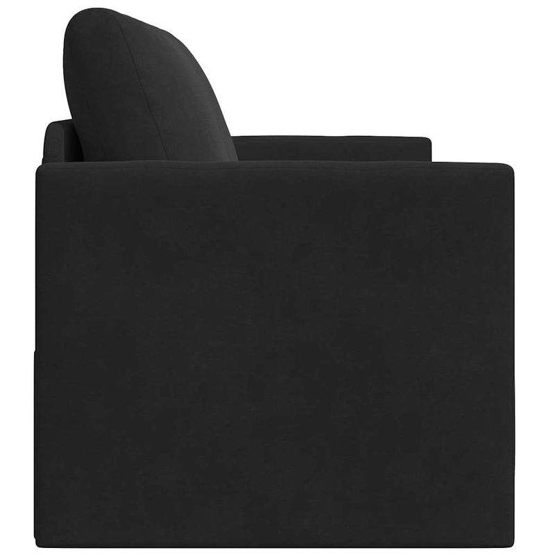 Casa si Gradina - Mobilier - Canapele si coltare - Canapele - Canapea Pat 2 in 1 Negru 124x204x61 cm Catifea - Infinity.ro