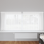 Casa si Gradina - Textile si covoare - Perdele si draperii - Perdele - Cortina din Dantela cu perdele Alb 300 x 160 cm Poliester - Infinity.ro