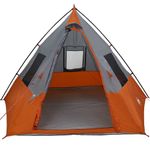 Sport si Outdoor - Camping - Corturi camping - Cort cu acoperis Altele Gri si Portocaliu si Negru 383 x 338 x 217 cm - Infinity.ro