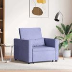 Casa si Gradina - Mobilier - Scaune si fotolii - Fotolii - Fotoliu 3 in 1 Convertible Albastru Jeans - Infinity.ro