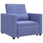 Casa si Gradina - Mobilier - Scaune si fotolii - Fotolii - Fotoliu 3 in 1 Convertible Albastru Jeans - Infinity.ro