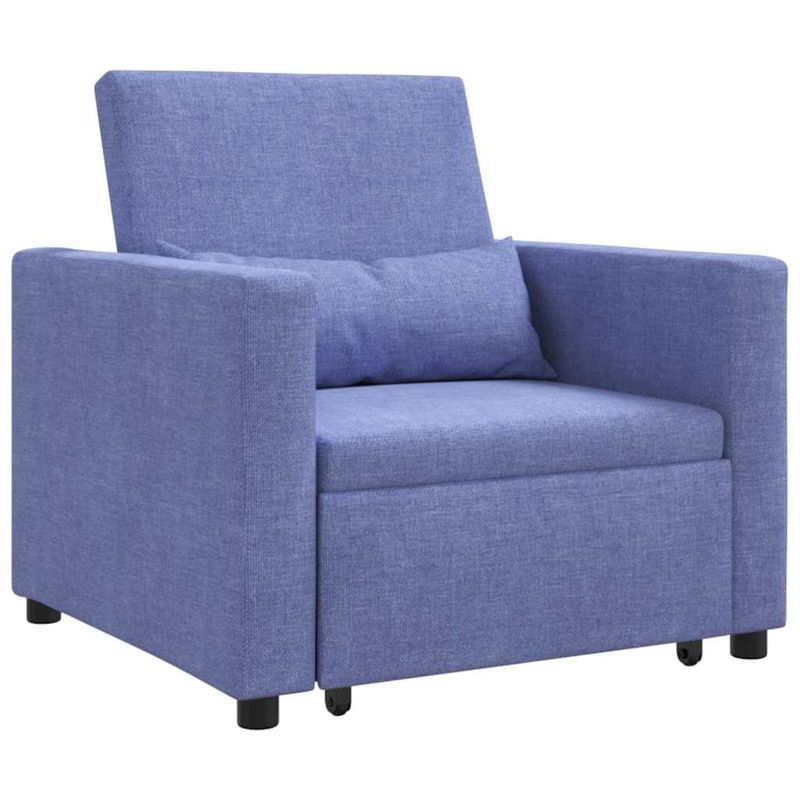 Casa si Gradina - Mobilier - Scaune si fotolii - Fotolii - Fotoliu 3 in 1 Convertible Albastru Jeans - Infinity.ro