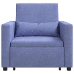 Casa si Gradina - Mobilier - Scaune si fotolii - Fotolii - Fotoliu 3 in 1 Convertible Albastru Jeans - Infinity.ro