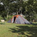 Sport si Outdoor - Camping - Corturi camping - Cort Gri si Portocaliu si Negru 510 x 240 x 156 cm Poliester - Infinity.ro