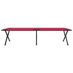 Sport si Outdoor - Camping - Mobilier pentru camping - Alte piese de mobilier pentru camping - Paturi Pliabile pentru Soare 2 piese cu Geanta de Transport Rosu 600D Oxford - Infinity.ro