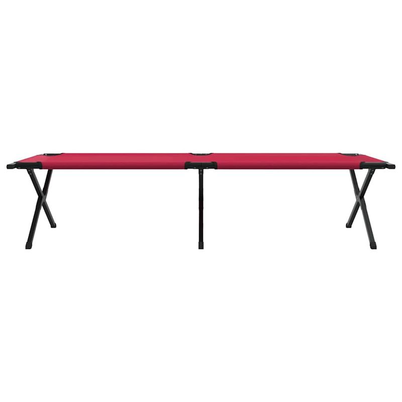 Sport si Outdoor - Camping - Mobilier pentru camping - Alte piese de mobilier pentru camping - Paturi Pliabile pentru Soare 2 piese cu Geanta de Transport Rosu 600D Oxford - Infinity.ro