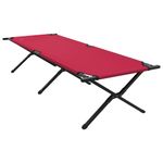 Sport si Outdoor - Camping - Mobilier pentru camping - Alte piese de mobilier pentru camping - Paturi Pliabile pentru Soare 2 piese cu Geanta de Transport Rosu 600D Oxford - Infinity.ro