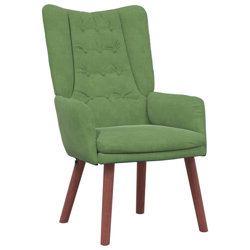 Casa si Gradina - Mobilier - Scaune si fotolii - Fotolii - Fotoliu relaxare  Verde Deschis din Catifea - Infinity.ro