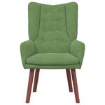 Casa si Gradina - Mobilier - Scaune si fotolii - Fotolii - Fotoliu relaxare  Verde Deschis din Catifea - Infinity.ro
