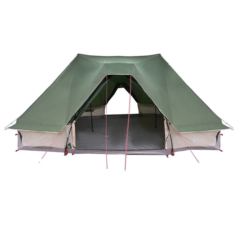 Sport si Outdoor - Camping - Corturi camping - Cort pentru Familie Tipi Verde 10 Persoane Impermeabil - Infinity.ro