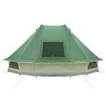 Sport si Outdoor - Camping - Corturi camping - Cort pentru Familie Tipi Verde 10 Persoane Impermeabil - Infinity.ro