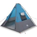 Sport si Outdoor - Camping - Corturi camping - Cort cu acoperis Altele cu aerisire de aer Albastru si Negru 383 x 338 x 217 cm - Infinity.ro