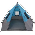 Sport si Outdoor - Camping - Corturi camping - Cort cu acoperis Altele cu aerisire de aer Albastru si Negru 383 x 338 x 217 cm - Infinity.ro