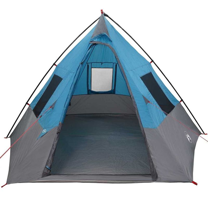Sport si Outdoor - Camping - Corturi camping - Cort cu acoperis Altele cu aerisire de aer Albastru si Negru 383 x 338 x 217 cm - Infinity.ro