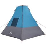 Sport si Outdoor - Camping - Corturi camping - Cort cu acoperis Altele cu aerisire de aer Albastru si Negru 383 x 338 x 217 cm - Infinity.ro