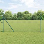 Casa si Gradina - Gradina si terasa - Garduri, panouri si accesorii - Gard Verde 10 x 1.4 m Metal cu acoperire PVC - Infinity.ro