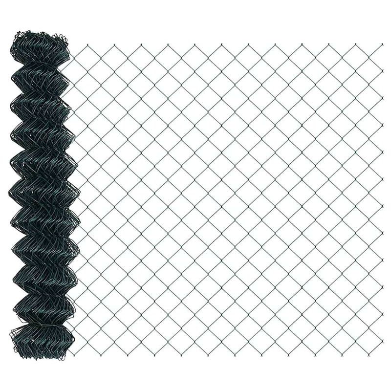 Casa si Gradina - Gradina si terasa - Garduri, panouri si accesorii - Gard Verde 10 x 1.4 m Metal cu acoperire PVC - Infinity.ro