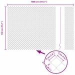 Casa si Gradina - Gradina si terasa - Garduri, panouri si accesorii - Gard Verde 10 x 1.4 m Metal cu acoperire PVC - Infinity.ro