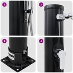 Casa si Gradina - Gradina si terasa - Piscine si accesorii - Accesorii piscine - Dus Solar de Exterior cu Cap de Dus Portabil, 217 cm, 20 L - Infinity.ro