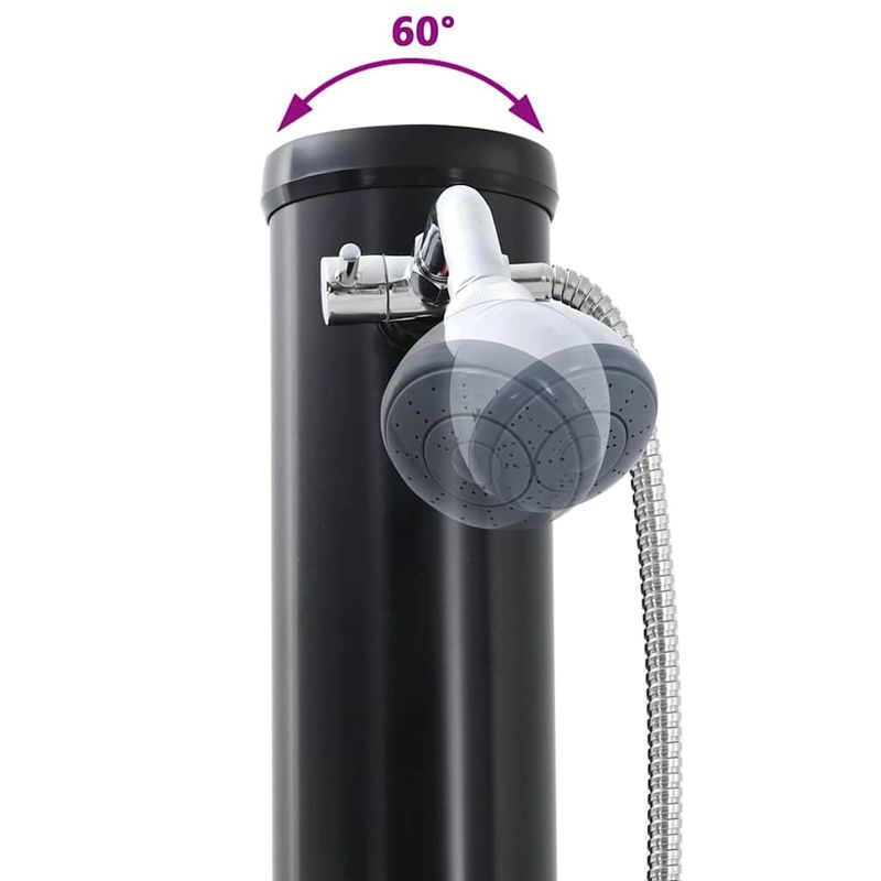 Casa si Gradina - Gradina si terasa - Piscine si accesorii - Accesorii piscine - Dus Solar de Exterior cu Cap de Dus Portabil, 217 cm, 20 L - Infinity.ro