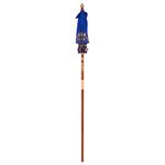 Casa si Gradina - Gradina si terasa - Umbrele si pavilioane - Umbrele - Parasol Balinez Altele albastru x 260 cm Bumbac si lemn masiv - Infinity.ro