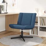 Casa si Gradina - Mobilier - Scaune si fotolii - Scaune - Scaun Lounge Albastru Tesatura Mediu Ergonomic Scaun Lounge - Infinity.ro