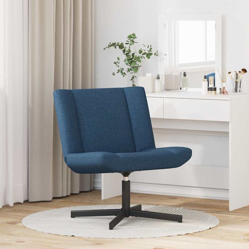 Casa si Gradina - Mobilier - Scaune si fotolii - Scaune - Scaun Lounge Albastru Tesatura Mediu Ergonomic Scaun Lounge - Infinity.ro
