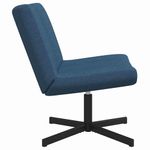 Casa si Gradina - Mobilier - Scaune si fotolii - Scaune - Scaun Lounge Albastru Tesatura Mediu Ergonomic Scaun Lounge - Infinity.ro