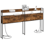 Casa si Gradina - Mobilier - Paturi si accesorii - Accesorii paturi - Tablie de pat cu LED, negru, 183x16x118/128 cm, catifea - Infinity.ro