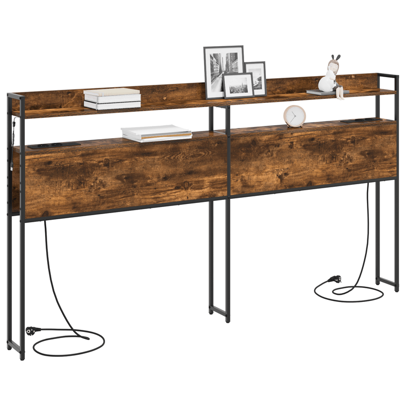Casa si Gradina - Mobilier - Paturi si accesorii - Accesorii paturi - Tablie de pat cu LED, negru, 183x16x118/128 cm, catifea - Infinity.ro
