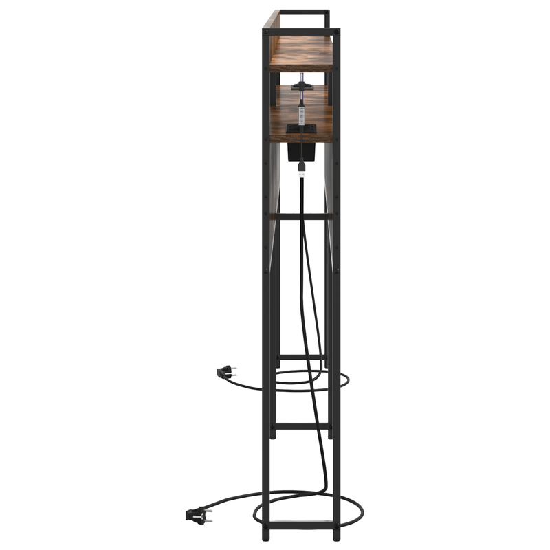 Casa si Gradina - Mobilier - Paturi si accesorii - Accesorii paturi - Tablie de pat cu LED, negru, 183x16x118/128 cm, catifea - Infinity.ro