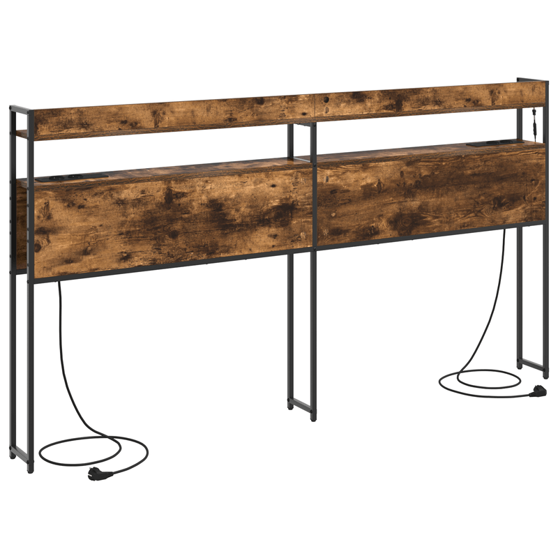 Casa si Gradina - Mobilier - Paturi si accesorii - Accesorii paturi - Tablie de pat cu LED, negru, 183x16x118/128 cm, catifea - Infinity.ro