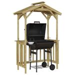 Casa si Gradina - Gradina si terasa - Casute de gradina - Adapost BBQ 133.5x63x200 cm din Lemn de Pin Impregnat - Infinity.ro