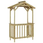 Casa si Gradina - Gradina si terasa - Casute de gradina - Adapost BBQ 133.5x63x200 cm din Lemn de Pin Impregnat - Infinity.ro