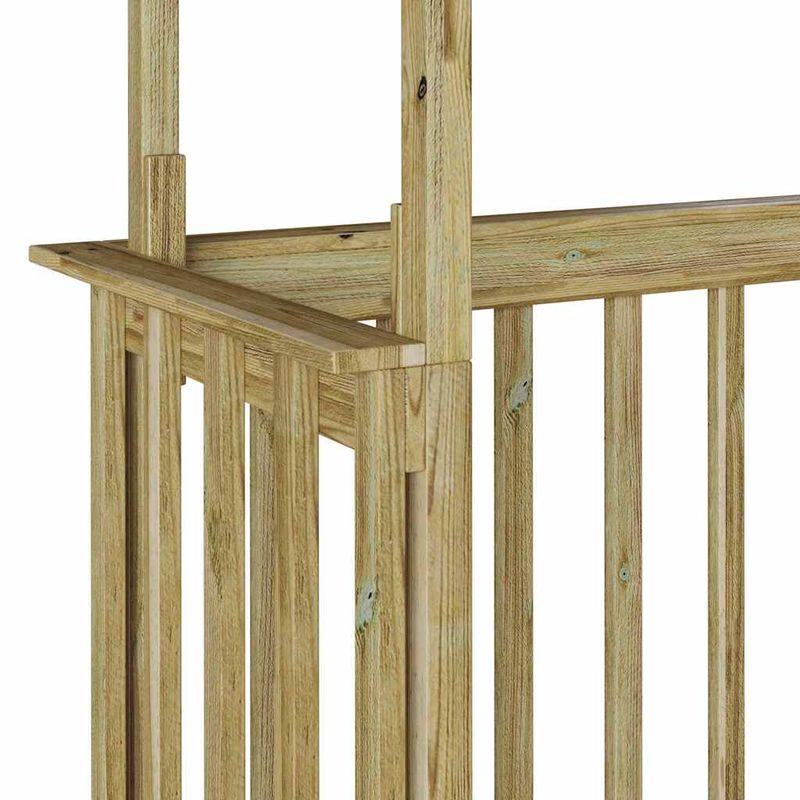 Casa si Gradina - Gradina si terasa - Casute de gradina - Adapost BBQ 133.5x63x200 cm din Lemn de Pin Impregnat - Infinity.ro