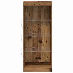 Casa si Gradina - Mobilier - Comode si corpuri - Comode - Dulap cu lumini LED Lemn vechi 41x37x100 cm - Infinity.ro