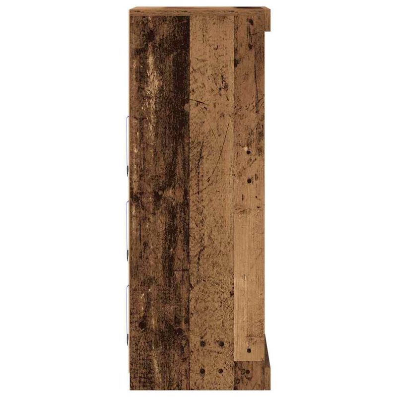 Casa si Gradina - Mobilier - Comode si corpuri - Comode - Dulap cu lumini LED Lemn vechi 41x37x100 cm - Infinity.ro