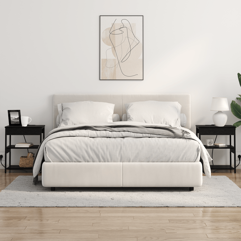 Casa si Gradina - Mobilier - Comode si corpuri - Noptiere - Noptiere 2 pcs Stejar negru 41 x 31 x 51 cm Lemn compozit - Infinity.ro
